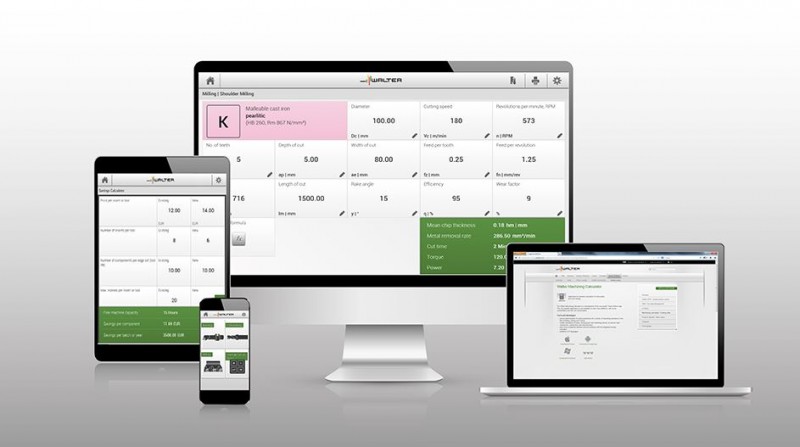 Walter Zerspanungsrechner als App - ein Vorzeigebeispiel für Industrie 4.0