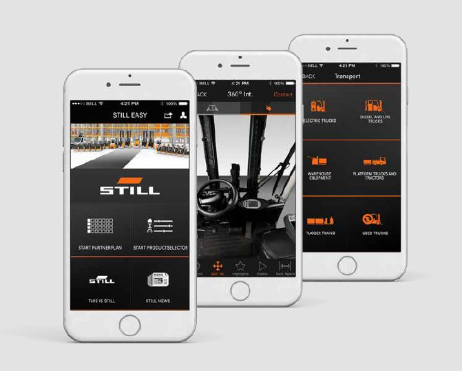 Praxisbeispiele Vertriebsapps: Produktdemonstration mit der STILL EASY APP