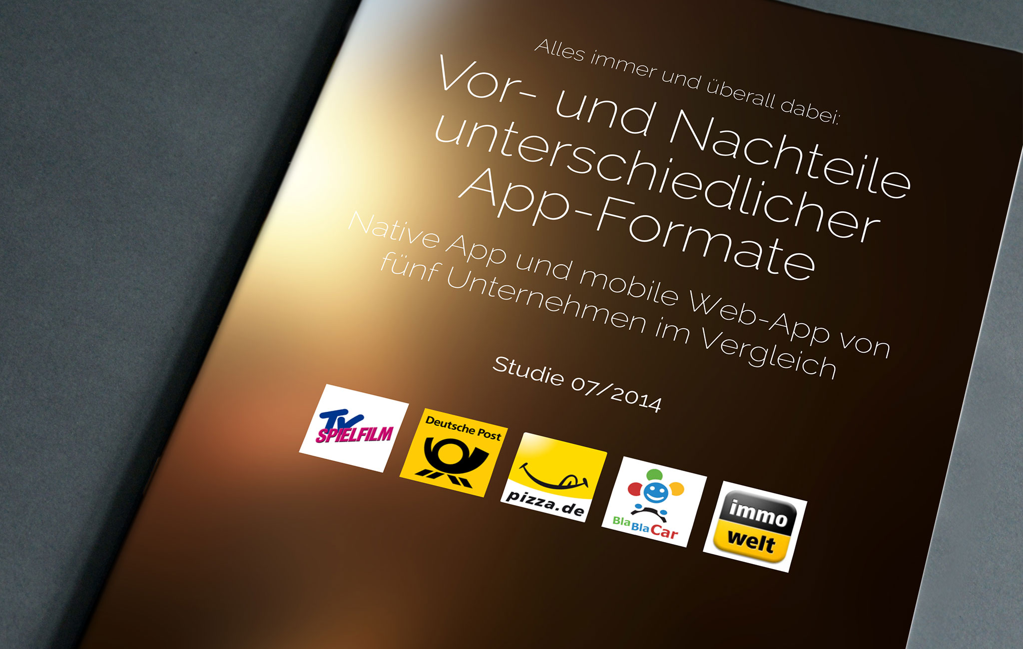 Unterschiedliche App Formate Deckblatt