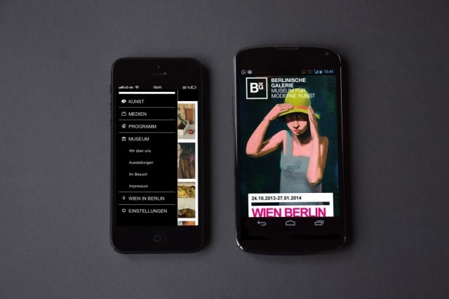 App der Berlinischen Galerie auf Smartphones